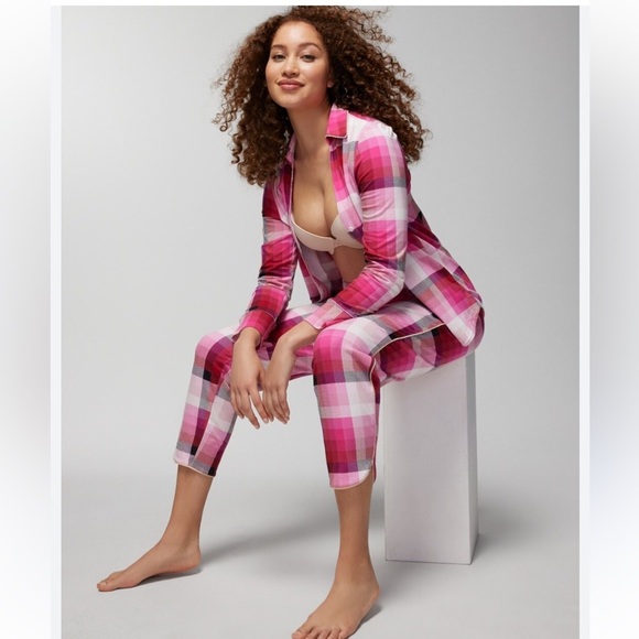 SOMA embraceable pink pajama set medium - Picture 1 of 11